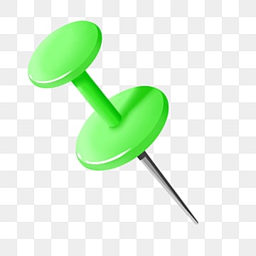 pngtree green pushpin tack image 1440398